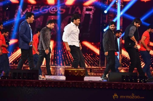 MEGA HUNGAMA 2016: Megastar Chiranjeevi Live Performance Photos at CineMAA Awards 2016