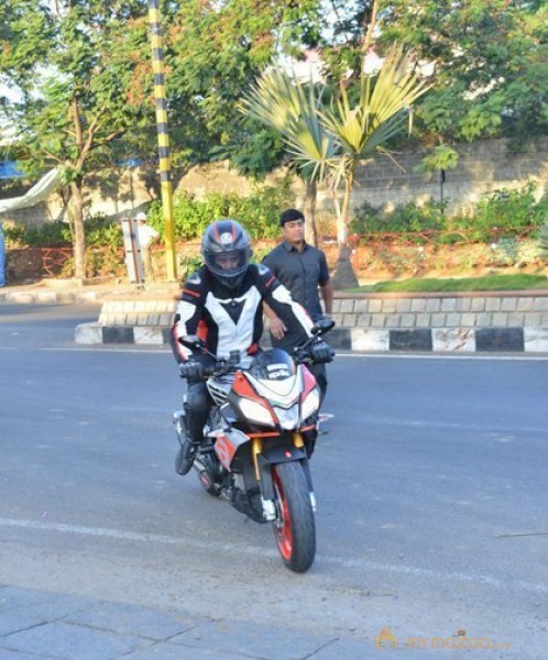 NAGA CHAITANYA AT STOP SPEED CAMPAIGN