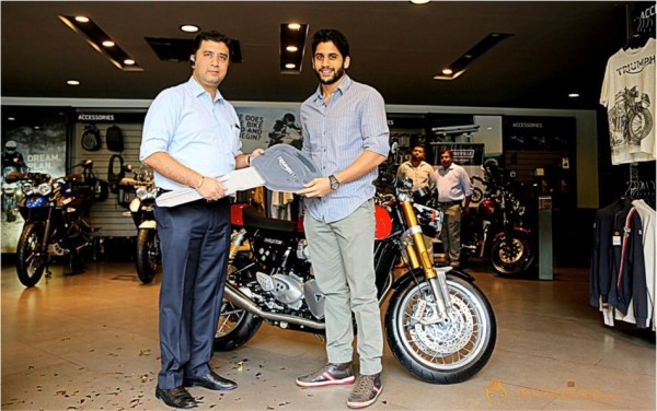 Naga Chaitanya's New Bike Photo Gallery