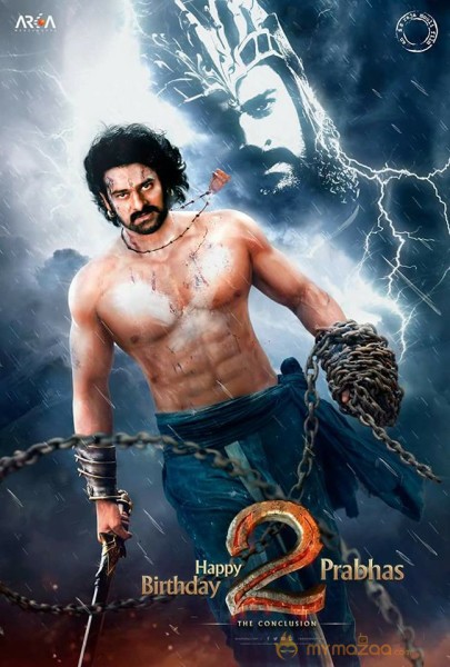 Prabhas First Look From Baahubali 2