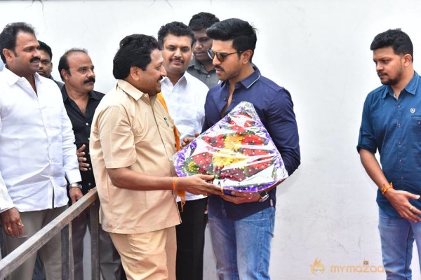 Ramcharan Latest Stills With Fans