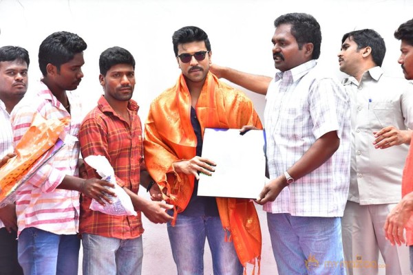 Ramcharan Latest Stills With Fans