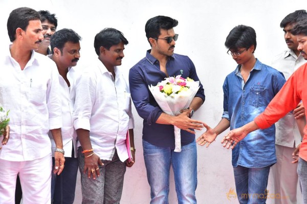 Ramcharan Latest Stills With Fans