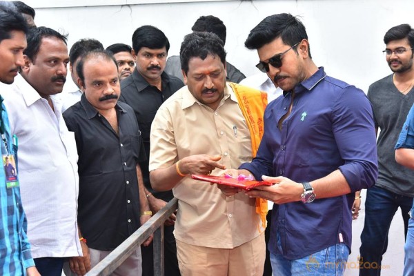 Ramcharan Latest Stills With Fans