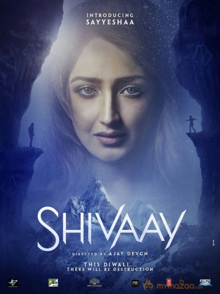 Ajay Devgn Reveals First Look poster Of Leading Lady Sayyeshaa in Shivaay