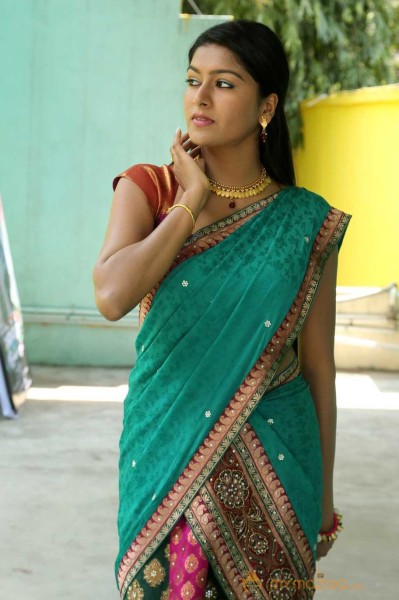  Akshatha Langa Voni Saree Photoshoot 