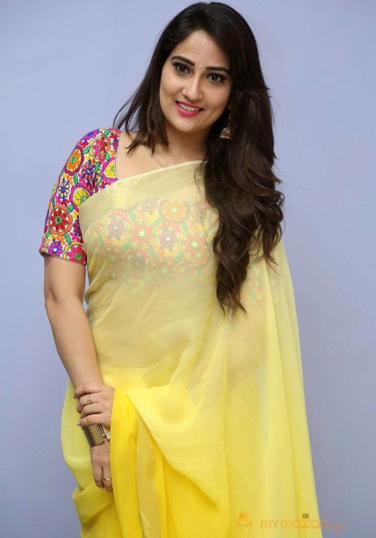 Anchor Manjusha Latest Photos in Saree