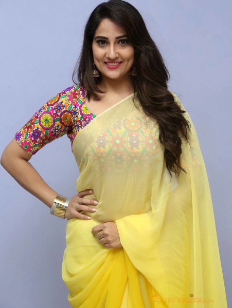 Anchor Manjusha Latest Photos in Saree