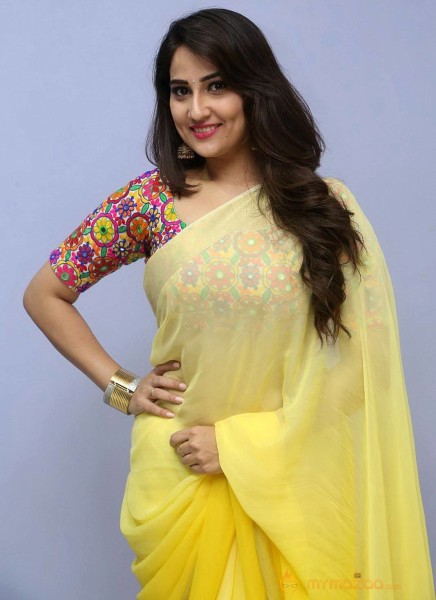 Anchor Manjusha Latest Photos in Saree