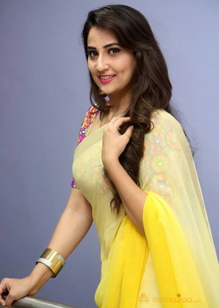 Anchor Manjusha Latest Photos in Saree