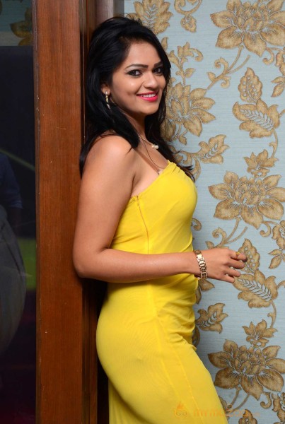  Ashwini Latest Yellow Dress Stills 