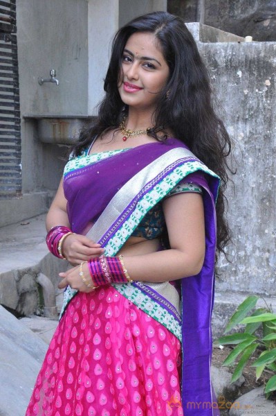  Avika Gor Half Saree Stills 