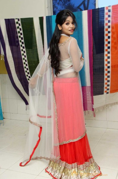  Bhavya Sri Photoshoot At Ikat Art Mela 