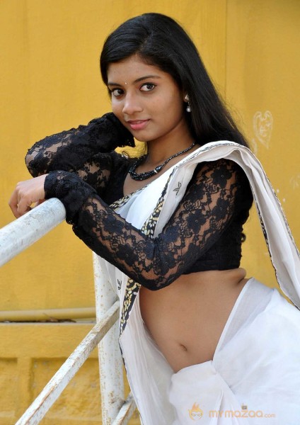  Bindu White Saree Pics 