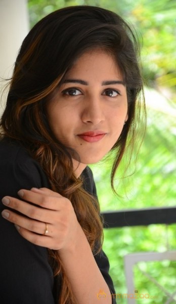 Chandini Chowdary Hot Black Dress Glam