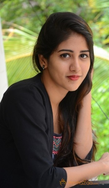 Chandini Chowdary Hot Black Dress Glam