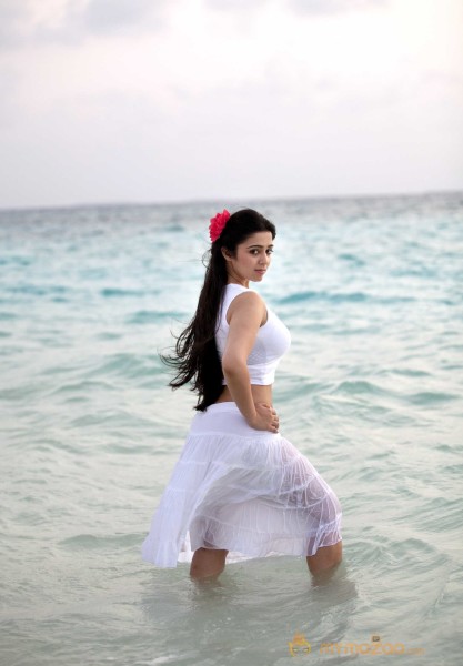  Charmi Kaur Beach Photoshoot 