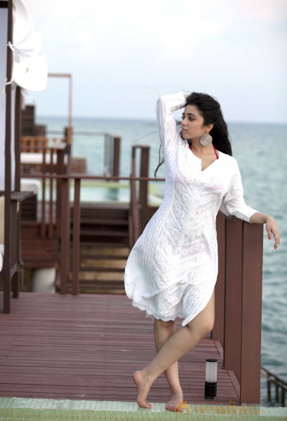  Charmi Kaur Beach Photoshoot 