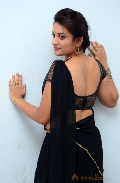  Janani Photoshoot At Lakshmi Devi Samarpinchu Nede Chudandi Logo Launch 