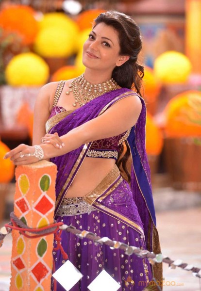  Kajal Agarwal Half Saree Photos 