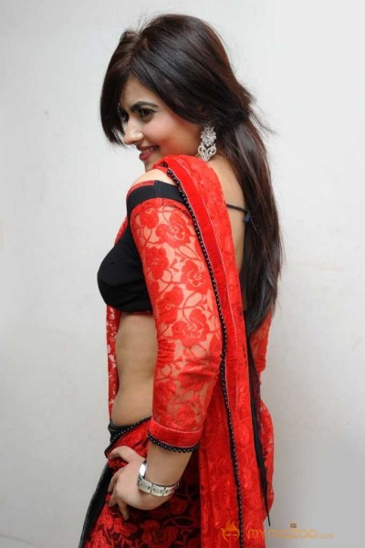  Lezlie Black Red Half Saree Stills 