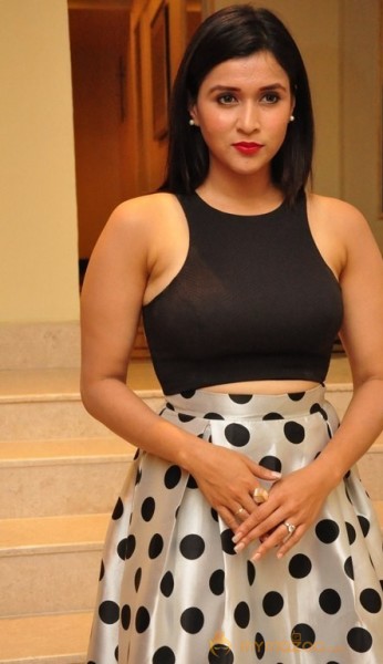 Mannara Chopra Latest Hot Tight Top Show Pics