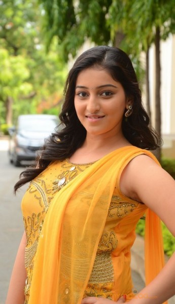 Mouryani Latest Hot Yellow Dress Pics