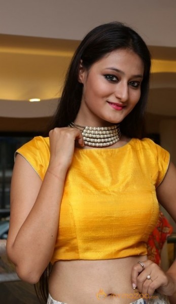 Nilofer Sexy Navel Hot Yellow Dress Pics