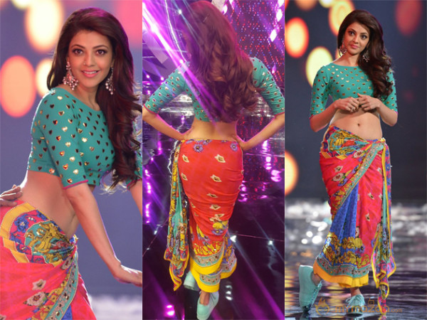 Photo Story: Kajal shows only Midriff for now!