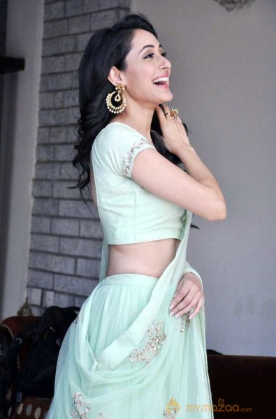  Pragya Jaiswal Photoshoot AT Kanche Movie Interview 