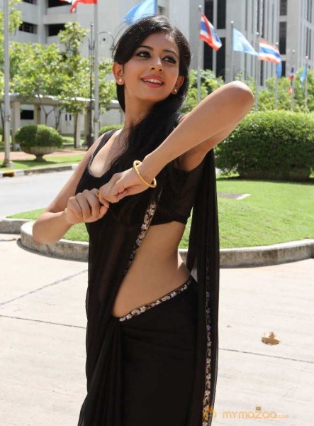 Rakul Preet Singh Hot Sarees Pics