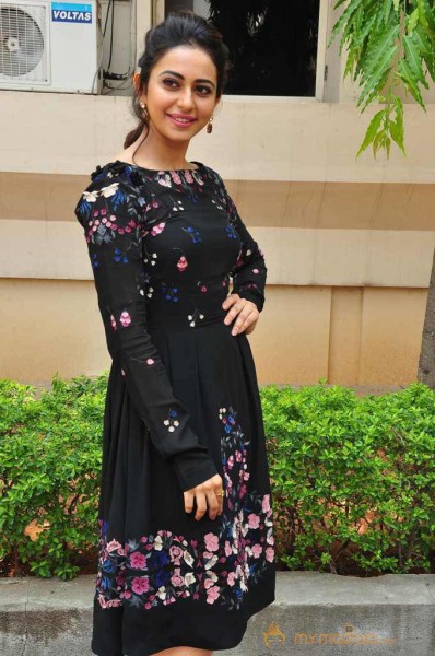 Rakul Preet Singh Stills At Sarainodu Movie Release Press Meet