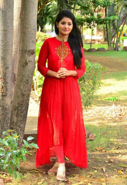  Reshmi Menon In Red Dress 