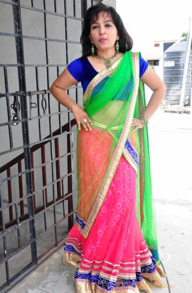  Roshini Half Saree Photoshoot 