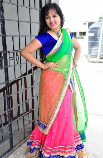  Roshini Half Saree Photoshoot 