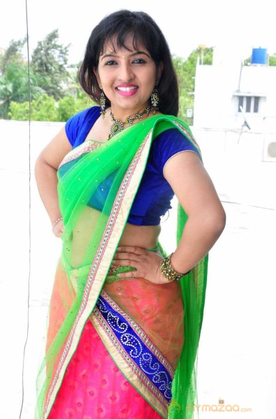  Roshini Half Saree Photoshoot 