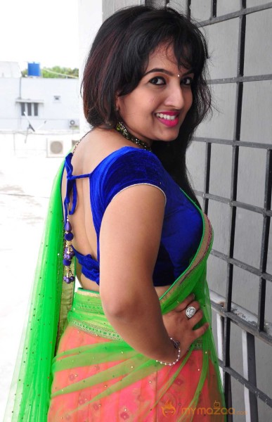  Roshini Half Saree Photoshoot 