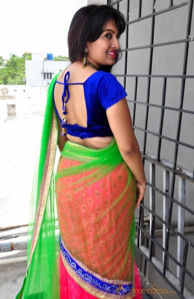  Roshini Half Saree Photoshoot 