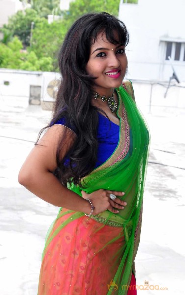  Roshini Half Saree Photoshoot 