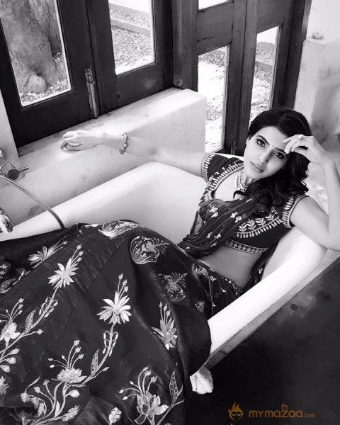 Samantha Latest Pics in Saree Photo shoot