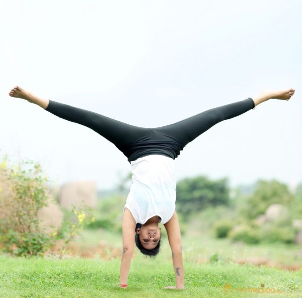 Smitha International Yoga Day Photo Shoot Stills