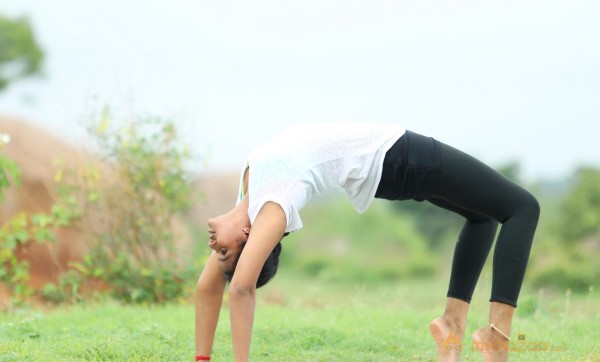 Smitha International Yoga Day Photo Shoot Stills