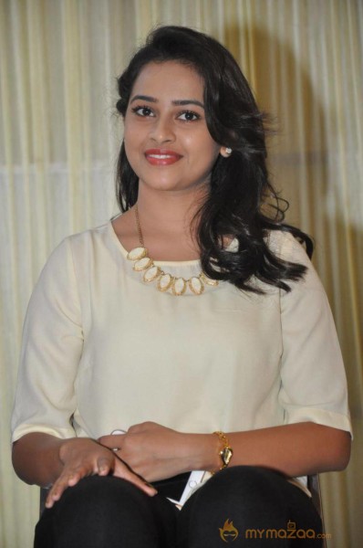 Sri Divya Stills At Rayudu Movie Press Meet