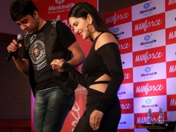 Sunny Leone at the launch of Manforce special calendar