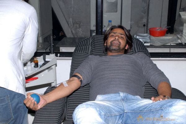 Actors Blood Donation stills