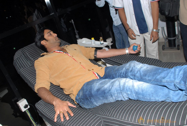 Actors Blood Donation stills