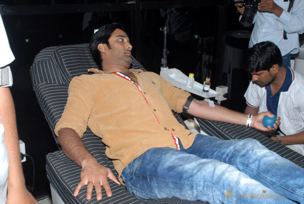 Actors Blood Donation stills