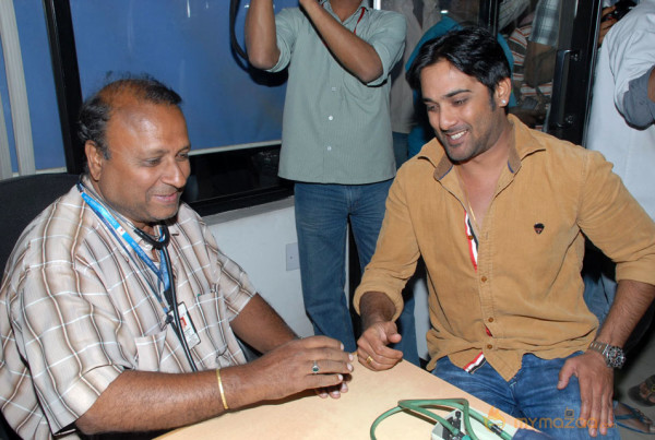 Actors Blood Donation stills