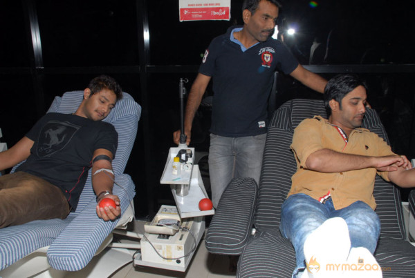 Actors Blood Donation stills