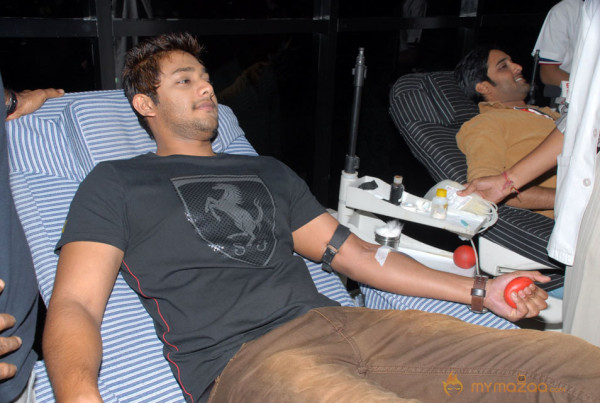 Actors Blood Donation stills